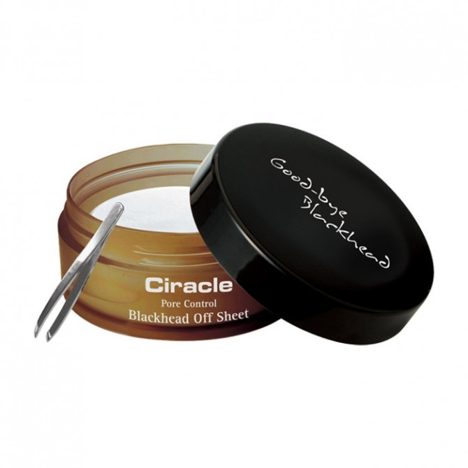 Салфетки для удаления черных точек и комедонов Ciracle Pore Control Blackhead Off Sheet 40 салфеток купить в Украине 2