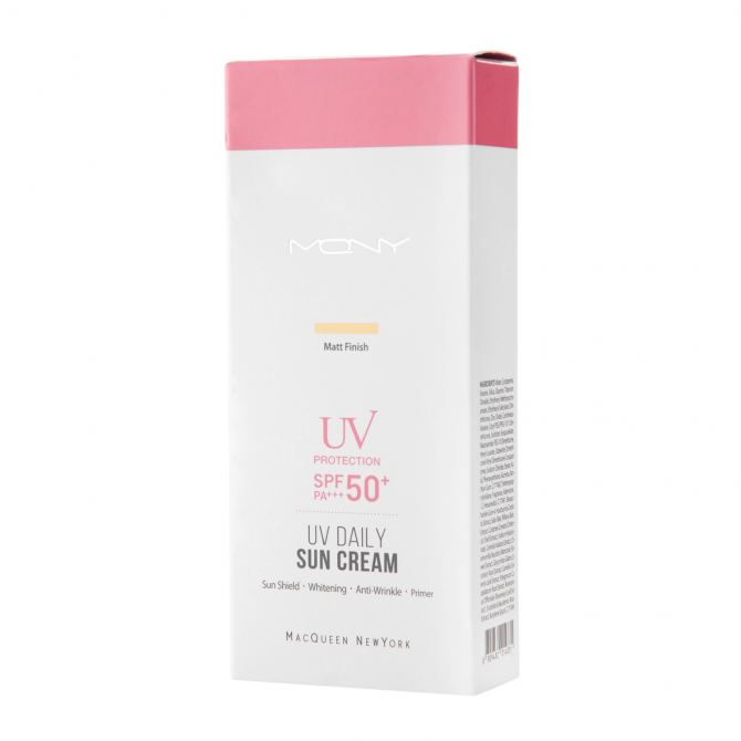Сонцезахисний крем з матовим фінішом MACQUEEN NEW YORK Daily Sun Cream Matt Finish SPF50+/PA+++ 50 мл купити в Україні 4