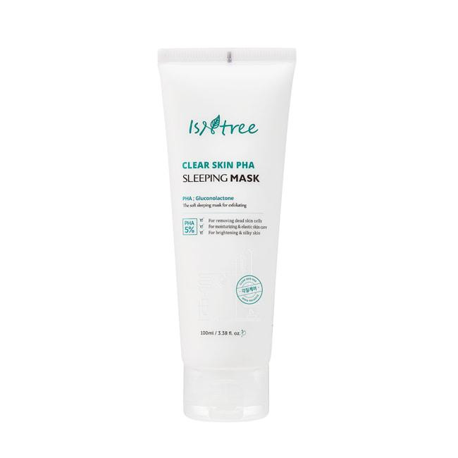 Очищающая ночная маска с PHA-кислотами, ISNTREE, Clear Skin PHA Sleeping Mask, 100 мл купить в Украине Очищающая ночная маска с PHA-кислотами, ISNTREE, Clear Skin PHA Sleeping Mask, 100 мл купить в Украине