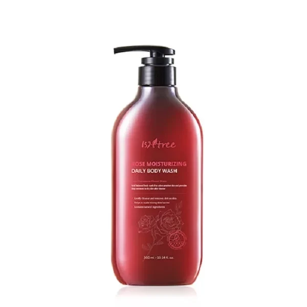 Увлажняющий гель для душа с экстрактом розы, ISNTREE Rose Moisturizing Daily Body Wash, 300 мл купить в Украине Увлажняющий гель для душа с экстрактом розы, ISNTREE Rose Moisturizing Daily Body Wash, 300 мл купить в Украине