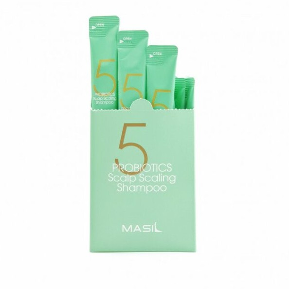 Глубокоочищающий шампунь с пробиотиками Masil 5 Probiotics Scalp Scaling Shampoo 8 мл купить в Украине 2