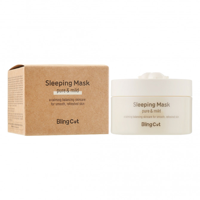 Омолоджуюча нічна маска з екстрактом молочного білка TONYMOLY Bling Cat Sleeping Mask 80 мл купити в Україні