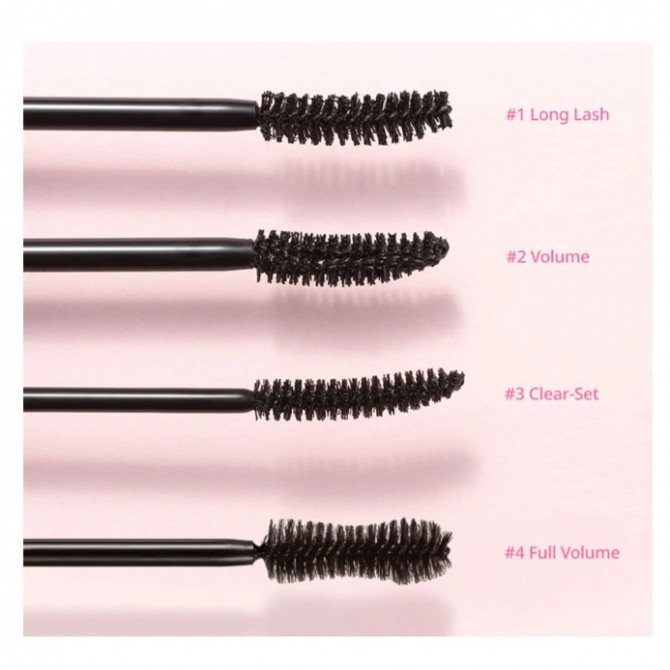 Водостойкая удлиняющая тушь для ресниц Peripera Ink Black Cara #01 Long Lash 7 г купить в Украине 2