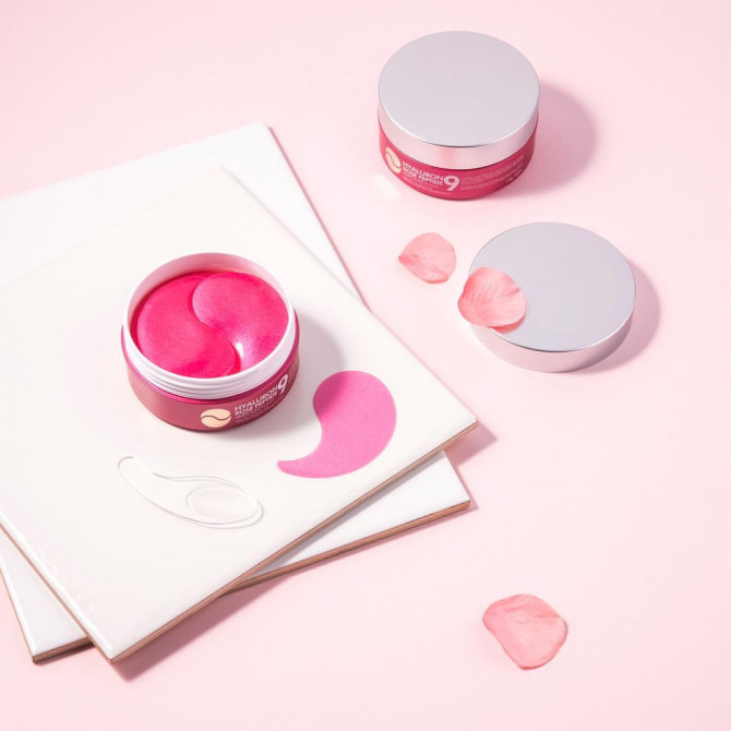 Гидрогелевые патчи с розой и пептидами MediPeel Hyaluron Rose Peptide Eye Patch 60 шт купить в Украине 2
