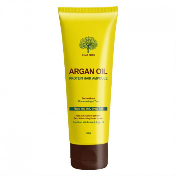 Сироватка для волосся що відновлює з аргановим маслом Char Char Argan Oil Protein Hair Ampoule 150 мл купити в Україні