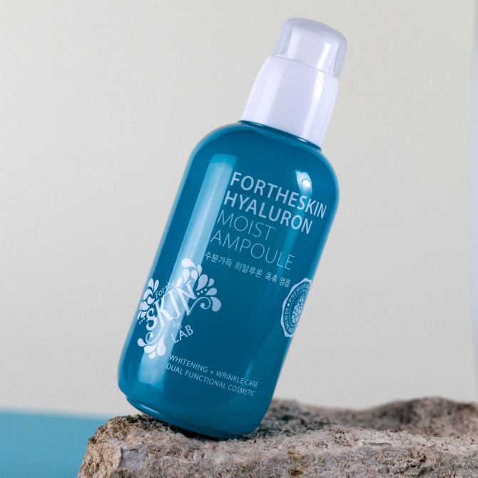 Зволожуюча сироватка з гіалуроновою кислотою Fortheskin Hyaluron Moist Ampoule 100 мл купити в Україні 2