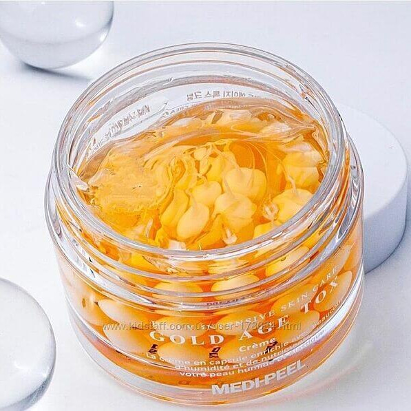 Антивіковий капсульний крем з екстрактом золотого шовкопряда MEDI-PEEL Gold Age Tox Cream 50 мл купити в Україні 2