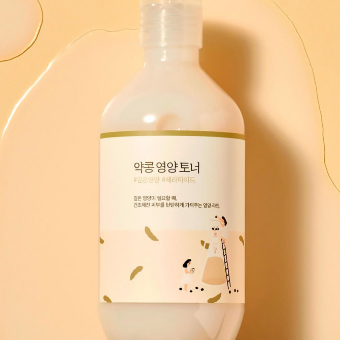 Поживний тонер з екстрактом чорних соєвих бобів ROUND LAB Soybean Nourishing Toner 300 мл купити в Україні 3