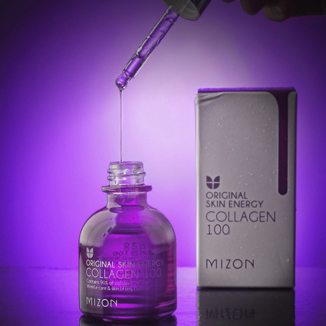 Ліфтинг-сироватка для обличчя з морським колагеном MIZON Original Skin Energy Collagen 100 30 мл купити в Україні 3