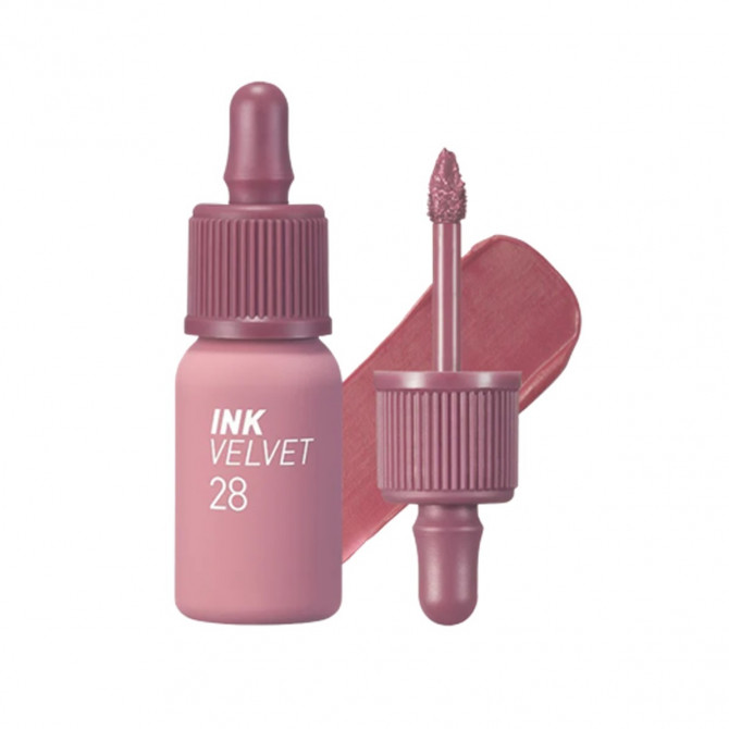 Матовый тинт для губ Peripera New Ink The Velvet #028 Mauvveful Nude купить в Украине
