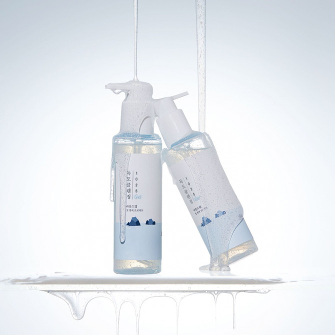 Мягкий гель для умывания с морской водой и гиалуроновой кислотой ROUND LAB 1025 Dokdo Cleansing Gel 150 мл купить в Украине 2