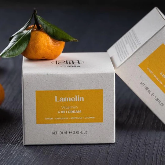 Витаминный крем для лица с облепихой для сияния кожи Lamelin Vitamin 4 in 1 Cream 100 мл купить в Украине 3