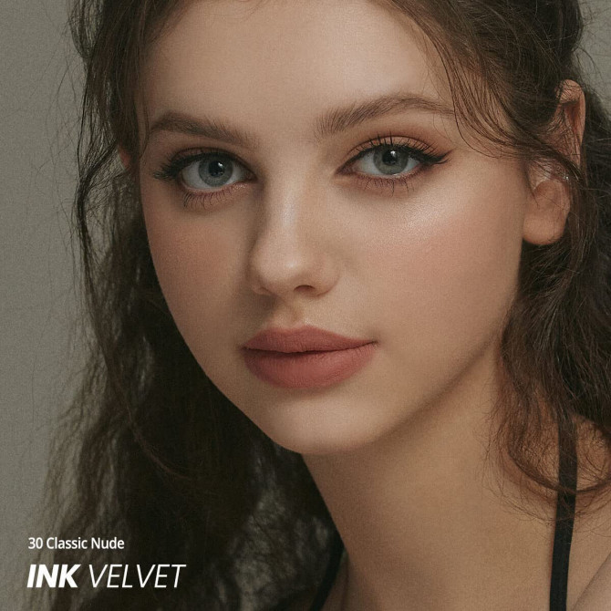 Матовый тинт для губ Peripera New Ink The Velvet #030 Classic Nude купить в Украине 3