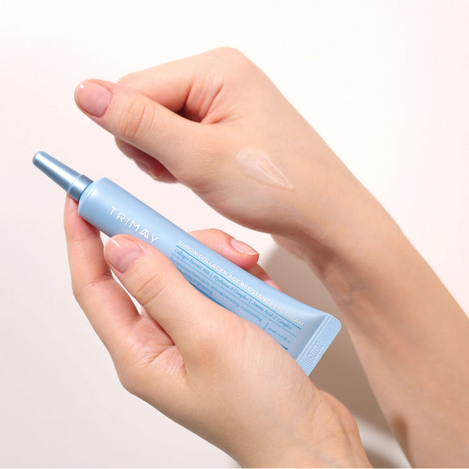 Антивозрастной крем для век с коллагеном и гиалуроновой кислотой Trimay Luronicollagen Age Resistance Eye Cream 20 мл купить в Украине 2