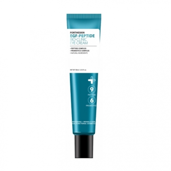 Омолаживающий пептидный крем для век Fortheskin EGF Peptide Bio Clinic Eye Cream 30 мл купить в Украине 2