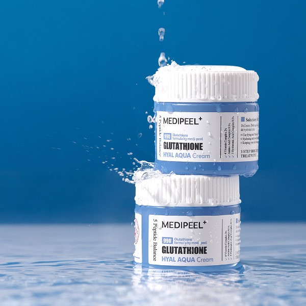 Зволожуючий та освітлюючий крем для обличчя MEDI-PEEL Glutathione Hyal Aqua Cream 50 мл купити в Україні 5