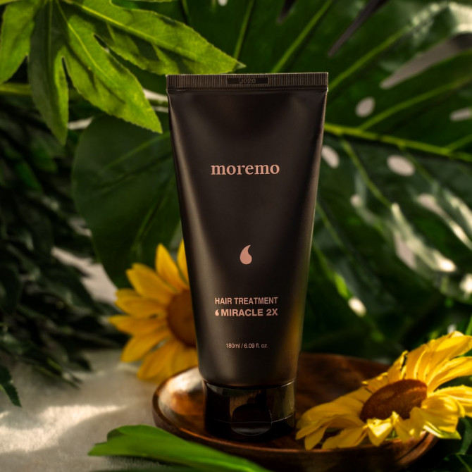 Восстанавливающая кондиционирующая маска для волос MOREMO Hair Treatment Miracle 2X 180 мл купить в Украине 2