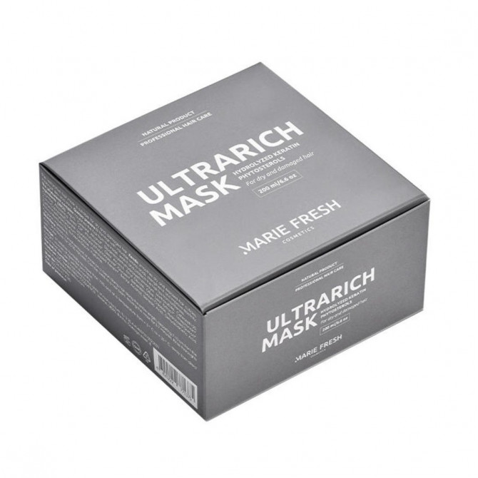 Восстанавливающая маска для сухих и поврежденных волос Marie Fresh Cosmetics Ultrarich Mask 200 мл купить в Украине 2