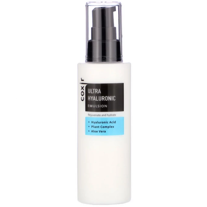 Интенсивно увлажняющая эмульсия с гиалуроновой кислотой, Coxir, Ultra Hyaluronic Emulsion, 100 мл купить в Украине Интенсивно увлажняющая эмульсия с гиалуроновой кислотой, Coxir, Ultra Hyaluronic Emulsion, 100 мл купить в Украине