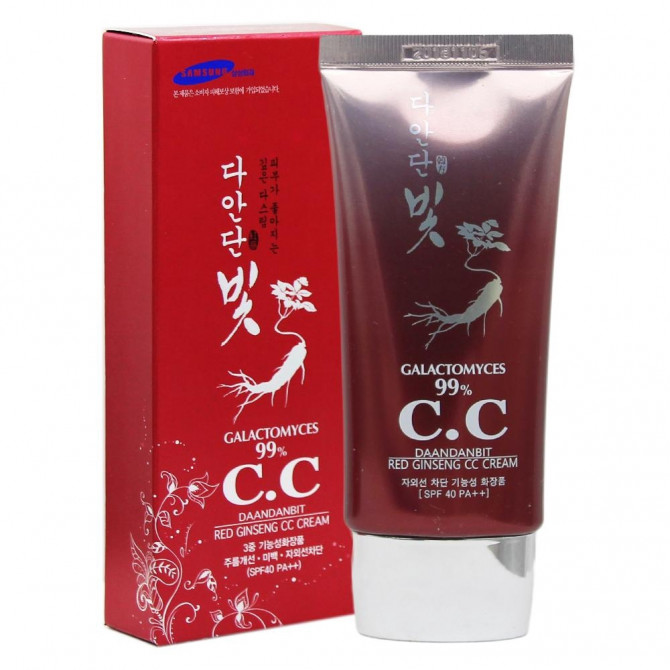 СС крем для лица с галактомисисом Daandan Bit Red Ginseng CC Cream 50 мл купить в Украине