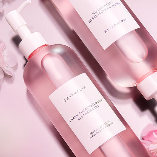 Глибокоочисна гідрофільна олія з екстрактом квітів вишні Graymelin Fresh Cherry Blossom Cleansing Oil 400 мл купити в Україні 2