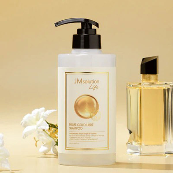 Питательный шампунь с золотом и пептидами JM Solution Life Prime Gold Libre Shampoo 500 мл купить в Украине 2
