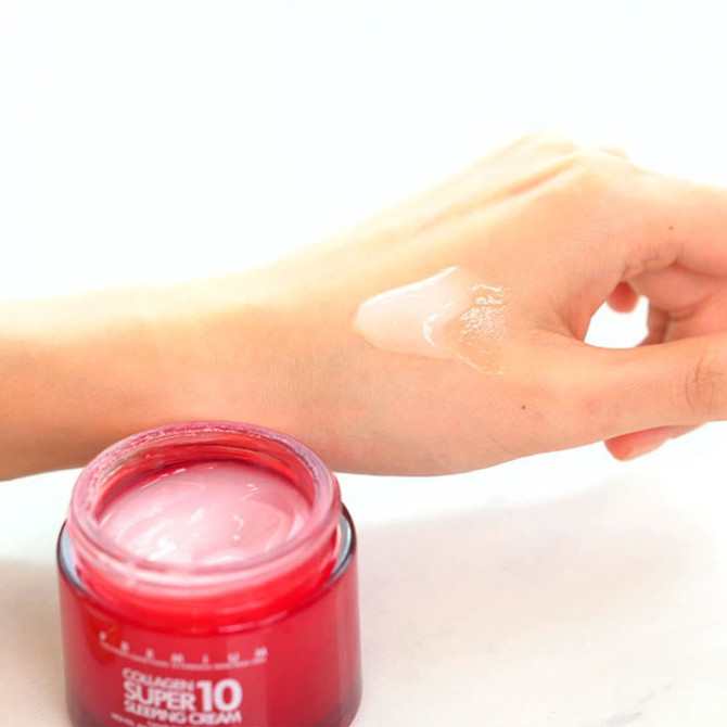 Омолаживающий ночной крем для лица с коллагеном MEDI-PEEL Collagen Super10 Sleeping Cream 70 мл купить в Украине 3