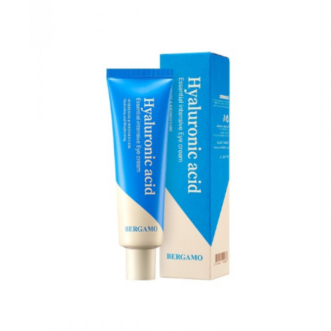 Интенсивный крем для век с гиалуроновой кислотой BERGAMO Essential Intensive Eye Cream Hyaluronic Acid 100 г купить в Украине