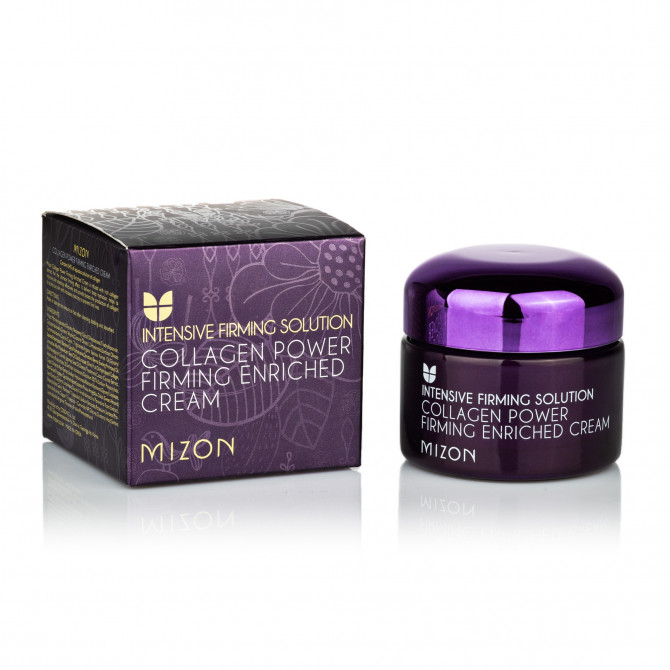 Питательный крем с коллагеном и гиалуроновой кислотой MIZON Collagen Power Firming Enriched Cream 50 мл купить в Украине
