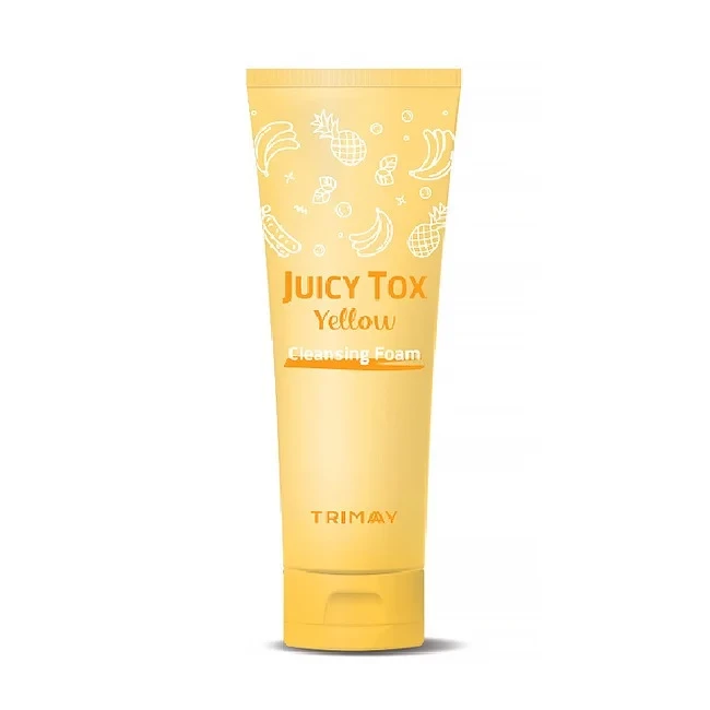 Пенка с экстрактом ананаса и банана, TRIMAY, Juicy Tox Yellow Cleansing Foam, 120 мл купить в Украине Пенка с экстрактом ананаса и банана, TRIMAY, Juicy Tox Yellow Cleansing Foam, 120 мл купить в Украине