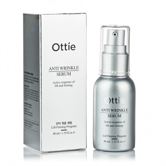 Антивозрастная сыворотка против морщин, Ottie, Anti Wrinkle Serum, 40 мл купити в Україні Антивозрастная сыворотка против морщин, Ottie, Anti Wrinkle Serum, 40 мл купити в Україні