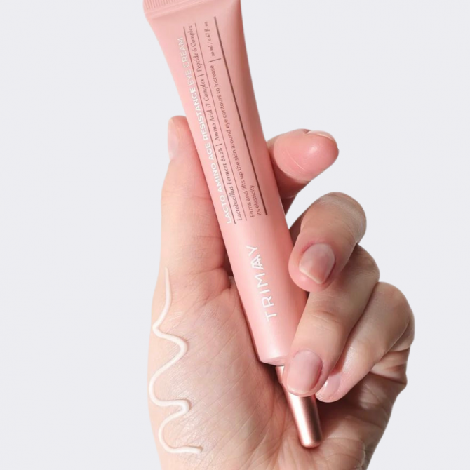 Антивіковий крем для повік з лактобактеріями та амінокислотами Trimay Lacto Amino Age Resistance Eye Cream 20 мл купити в Україні 3