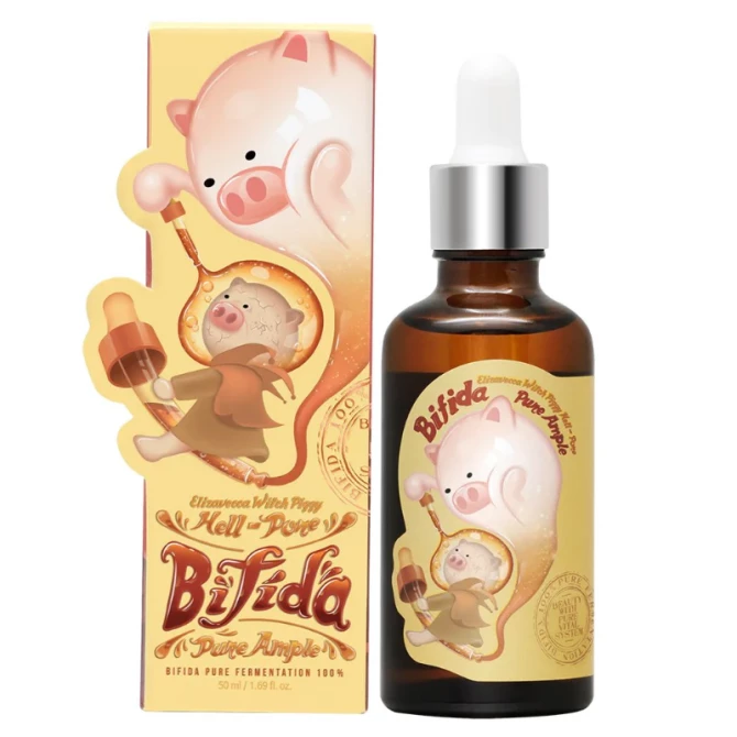 Антивікова сироватка на основі біфіду Elizavecca Witch Piggy Hell-Pore Bifida Pure Ample 50 мл купити в Україні