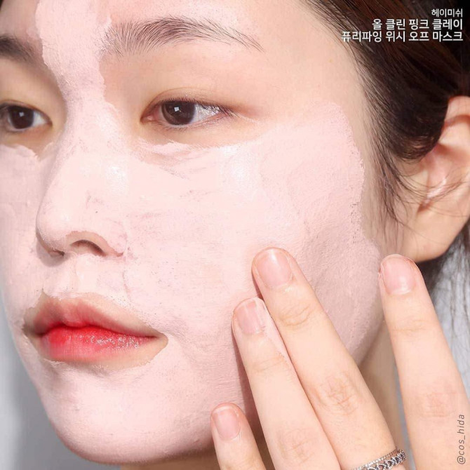 Заспокійлива глиняна маска для чутливої ​​шкіри Heimish All Clean Pink Clay Purifying Wash Off Mask 150 г купити в Україні 3