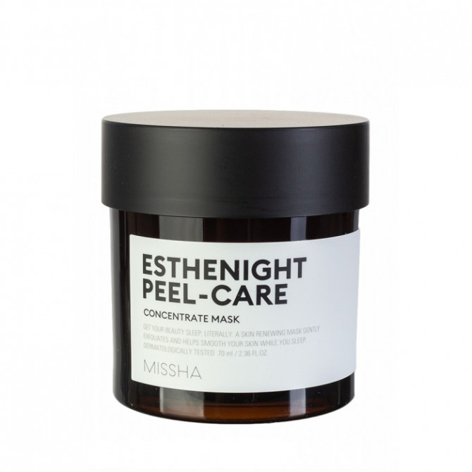 Омолоджуюча маска для обличчя з екстрактом дамаску троянди MISSHA Esthenight Peel-Care Concentrate Mask 70 мл купити в Україні