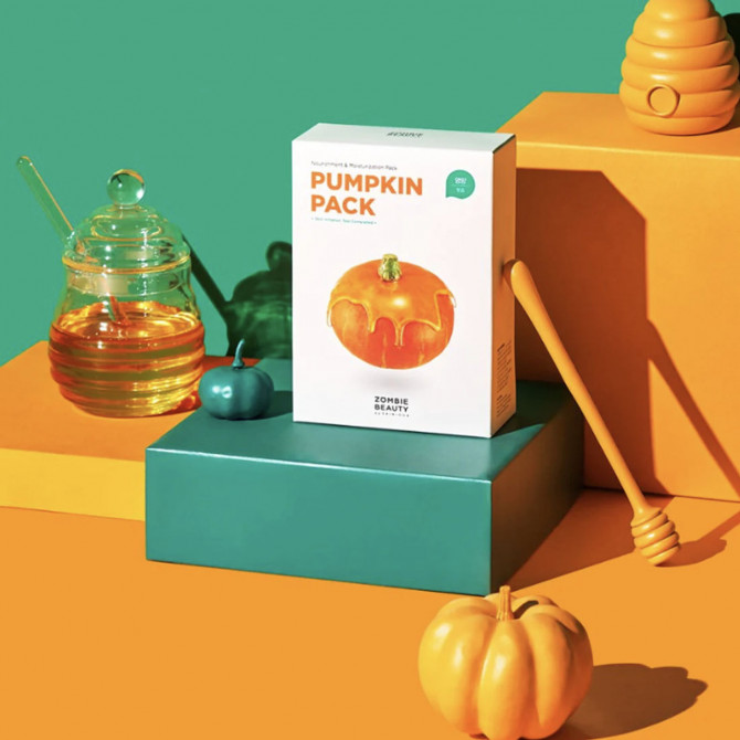 Омолоджувальна маска з гарбузовим екстрактом ZOMBIE BEAUTY Pumpkin Pack 4 г купити в Україні 4