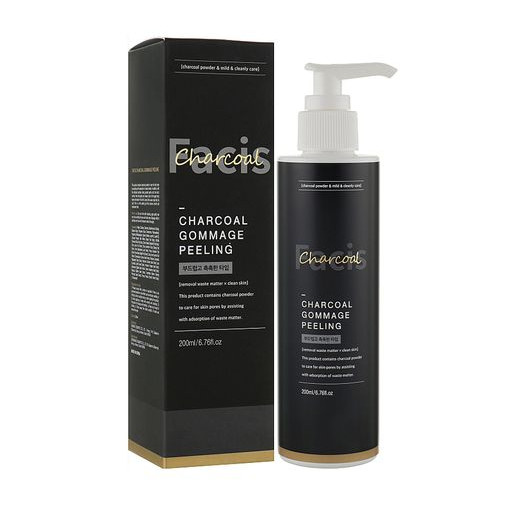 Піллінг-гоммаж з деревним вугіллям Facis Charcoal Gommage Peeling 200 мл купити в Україні 4