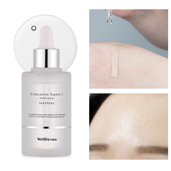 Набор для омоложения кожи: роликовый массажер и сыворотка с коллагеном Wellderma Collagen Beauty Care Serum & Roller Set купить в Украине 3