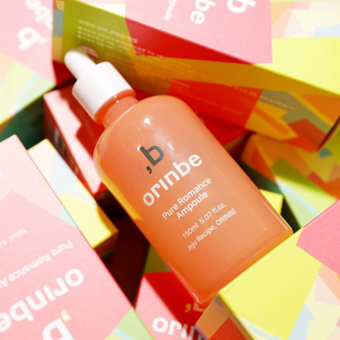 Увлажняющая ампула с гиалуроновой кислотой Orinbe Pure Romance Ampoule 150 мл купить в Украине 2