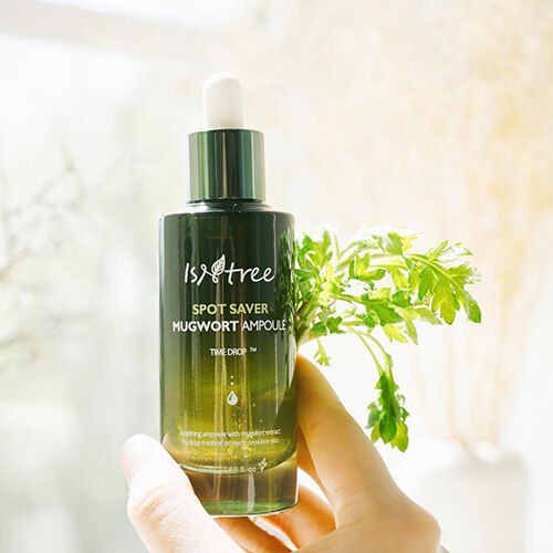 Сироватка для чутливої шкіри з екстрактом полину ISNTREE Spot Saver Mugwort Ampoule 50 мл купити в Україні 3