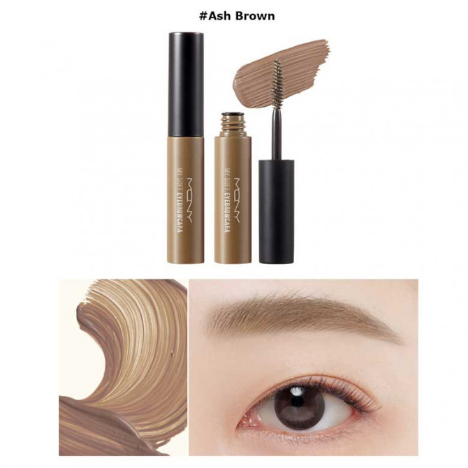 Тушь для бровей пепельно-коричневая MACQUEEN NEW YORK My Soft Eyebrowcara 02 Ash Brown 45 г купить в Украине 2