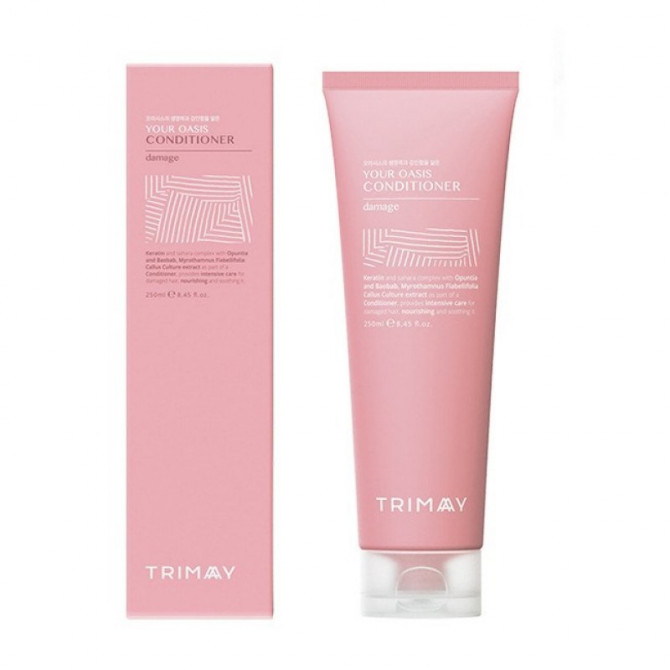 Восстанавливающий кондиционер с кератином и розой, Trimay, Your Oasis Conditioner, 250 мл купить в Украине Восстанавливающий кондиционер с кератином и розой, Trimay, Your Oasis Conditioner, 250 мл купить в Украине
