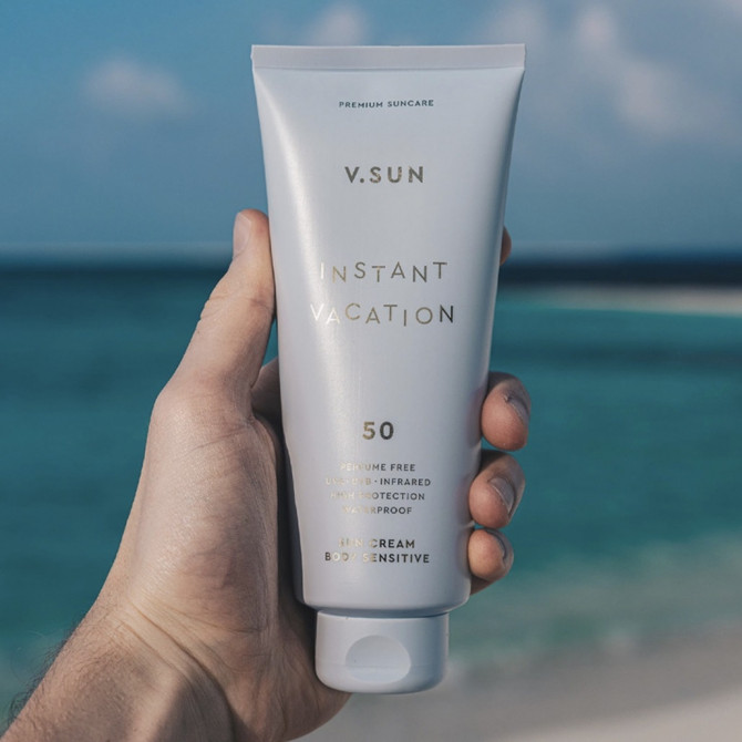 Солнцезащитный крем для тела V.SUN Instant Vacation SPF 50 200 мл купить в Украине 3
