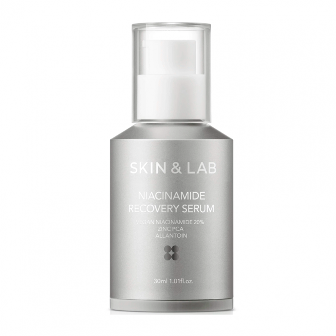 Освітлювальна сироватка з ніацинамідом для зменшення розміру пор SKIN&LAB Niacinamide Recovery Serum 30 мл купити в Україні