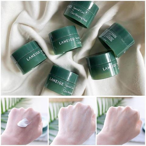 Восстанавливающая ночная маска с экстрактом центеллы LANEIGE Cica Sleeping Mask 10 мл купить в Украине 3