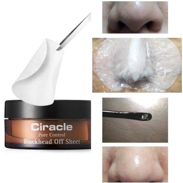 Салфетки для удаления черных точек и комедонов Ciracle Pore Control Blackhead Off Sheet 40 салфеток купить в Украине 3