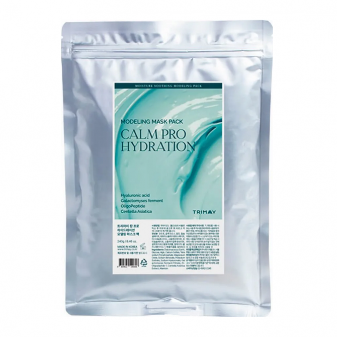 Заспокійлива альгінатна маска з галактомісісом Trimay Calm Pro Hydration Modeling Pack 240 г купити в Україні