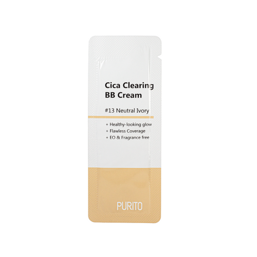 BB крем с экстрактом центеллы Purito Cica Clearing BB Cream SPF38/PA+++ #13 1 мл купить в Украине