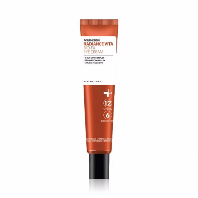 Осветляющий и подтягивающий витаминный крем для век Fortheskin Radiance Vita Bio-Ex Eye Cream 30 мл купить в Украине 2
