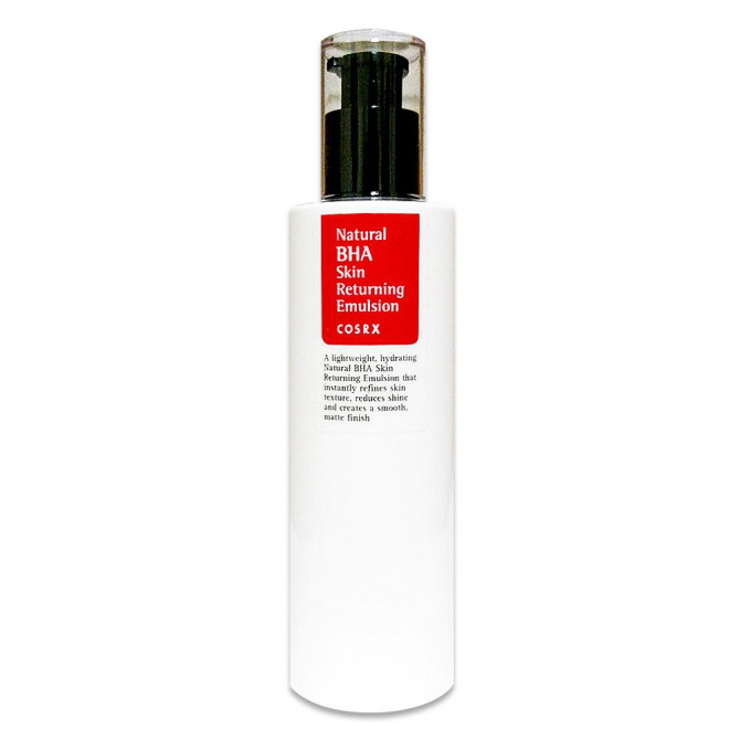 Эмульсия с ВНА-кислотами, COSRX, Natural BHA skin Returning Emulsion, 100 мл купить в Украине Эмульсия с ВНА-кислотами, COSRX, Natural BHA skin Returning Emulsion, 100 мл купить в Украине